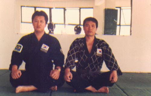 Mestre Kim com Mestre Suki